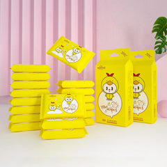 Large Pack Baby Gentle Wipes(8 Mini Packs In 1 Large Pack)