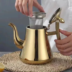 Luxury Tea Pot Kettle With Strainer ( 1 LITRE )