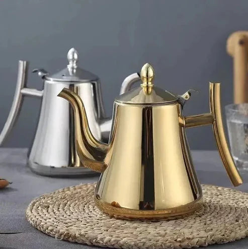 Luxury Tea Pot Kettle With Strainer ( 1 LITRE )