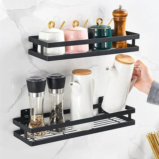 METAL WALL MOUNTED SPICE RACK