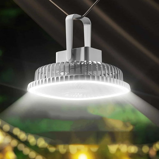 Mini Portable Fan With LED Light Multi-Function