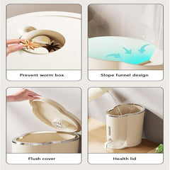 Moisture proof Rice Dispenser with Lid Measuring Cup (5kg)