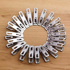 PACK OF 2O Stainless Steel Cloth Clips