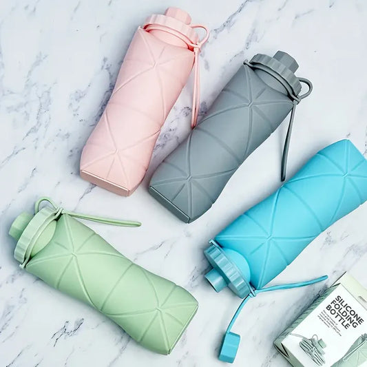 Portable Silicone Water Bottle – 600ML