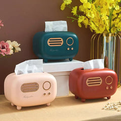 RADIO TISSUE BOX