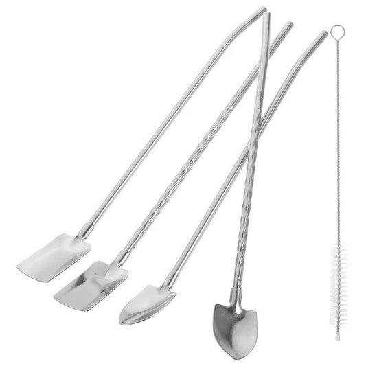 Reusable Stainless Steel Drinking Straws (3pcs Pack)