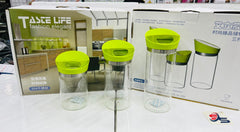 Rotating Cap Spices And Grocery Jars (600ml, 900ml, 1050ml)