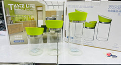 Rotating Cap Spices And Grocery Jars (600ml, 900ml, 1050ml)