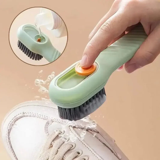 Shoe Cleaning Brush With Liquid Dispenser
