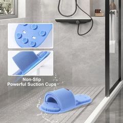 Silicone Foot Scrubber Slippers