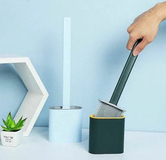 Silicone Toilet Brush With Holder