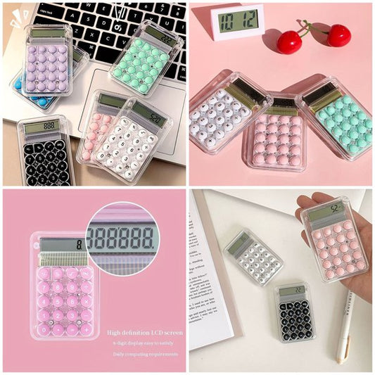 Silicone 8 Digits Mini Pocket Calculator