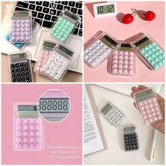 Silicone 8 Digits Mini Pocket Calculator