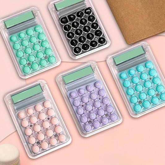 Silicone 8 Digits Mini Pocket Calculator