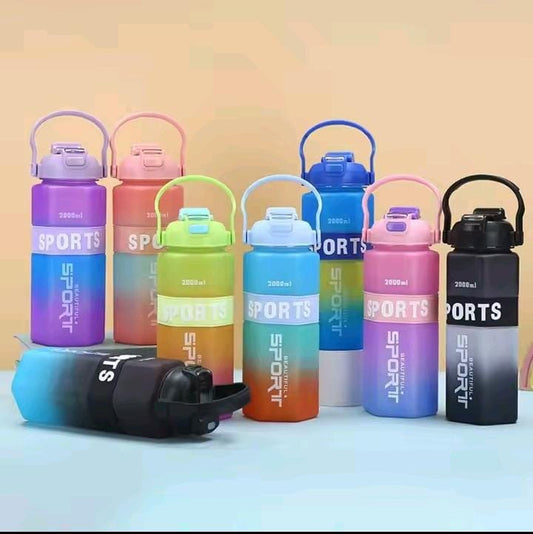 Sports Water Bottle 3pcs Set