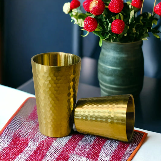 Stainless Steel Cup (Gold Colour)