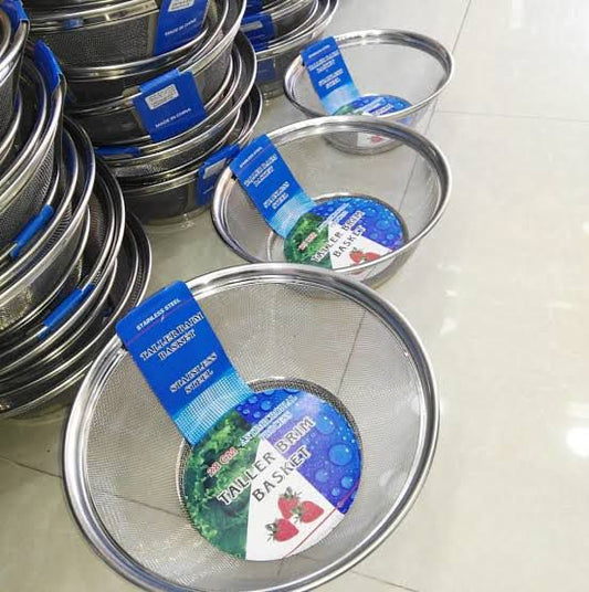 Stainless Steel Fruit Vegetable Drain Basket