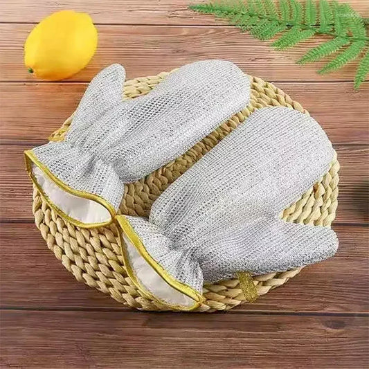 Steel Wire Dishwashing Glove (PAIR)