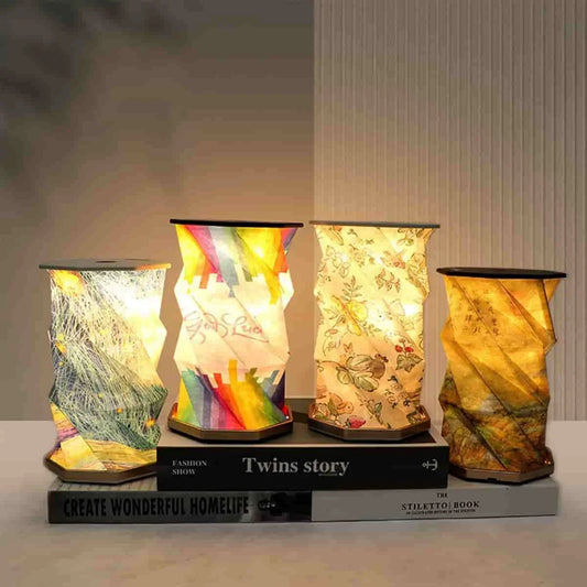 Touch Sensor Foldable Paper Book LED Lamp