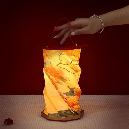 Touch Sensor Foldable Paper Book LED Lamp