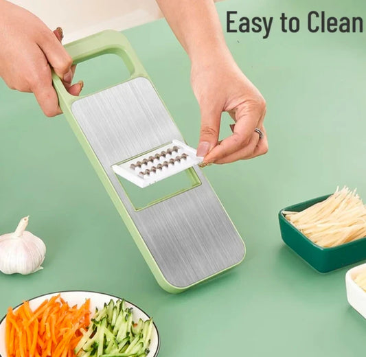 Vegetable Stainless Steel Slicer Cutter 5 In 1