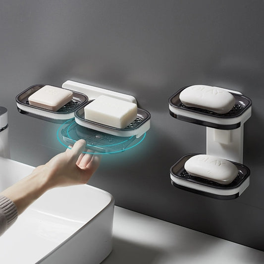 Wall mounted soap dish 2 LAYER