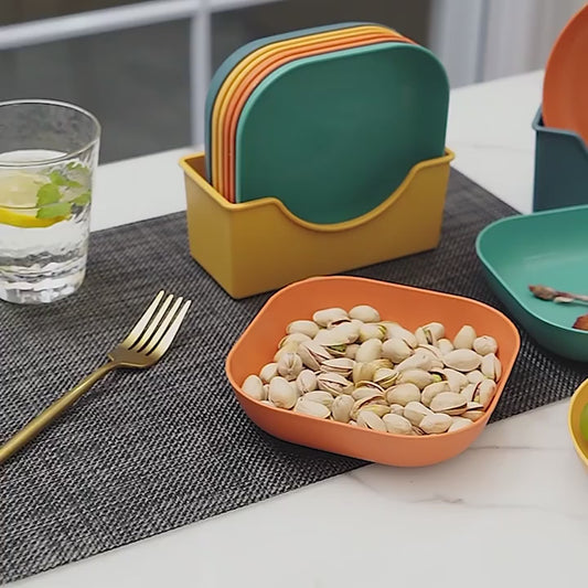 10 PIECE PLATE SET