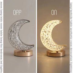 Crystal Rechargeable Moon Lamp