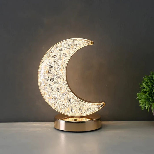 Crystal Rechargeable Moon Lamp